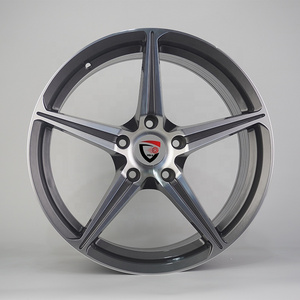 Suitable for Mercedes-Benz BMW Audi gun gray 5 spoke wheels factory hot 18-inch passenger car wheels