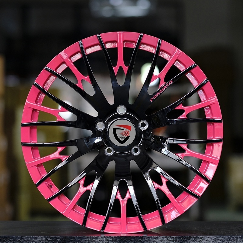 Ladies exclusive custom pink wheels for Mercedes-Benz, BMW and Audi series models 18-24 inch forged wheels