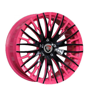 Ladies exclusive custom pink wheels for Mercedes-Benz, BMW and Audi series models 18-24 inch forged wheels