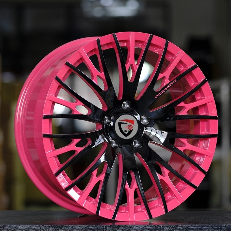 Ladies exclusive custom pink wheels for Mercedes-Benz, BMW and Audi series models 18-24 inch forged wheels