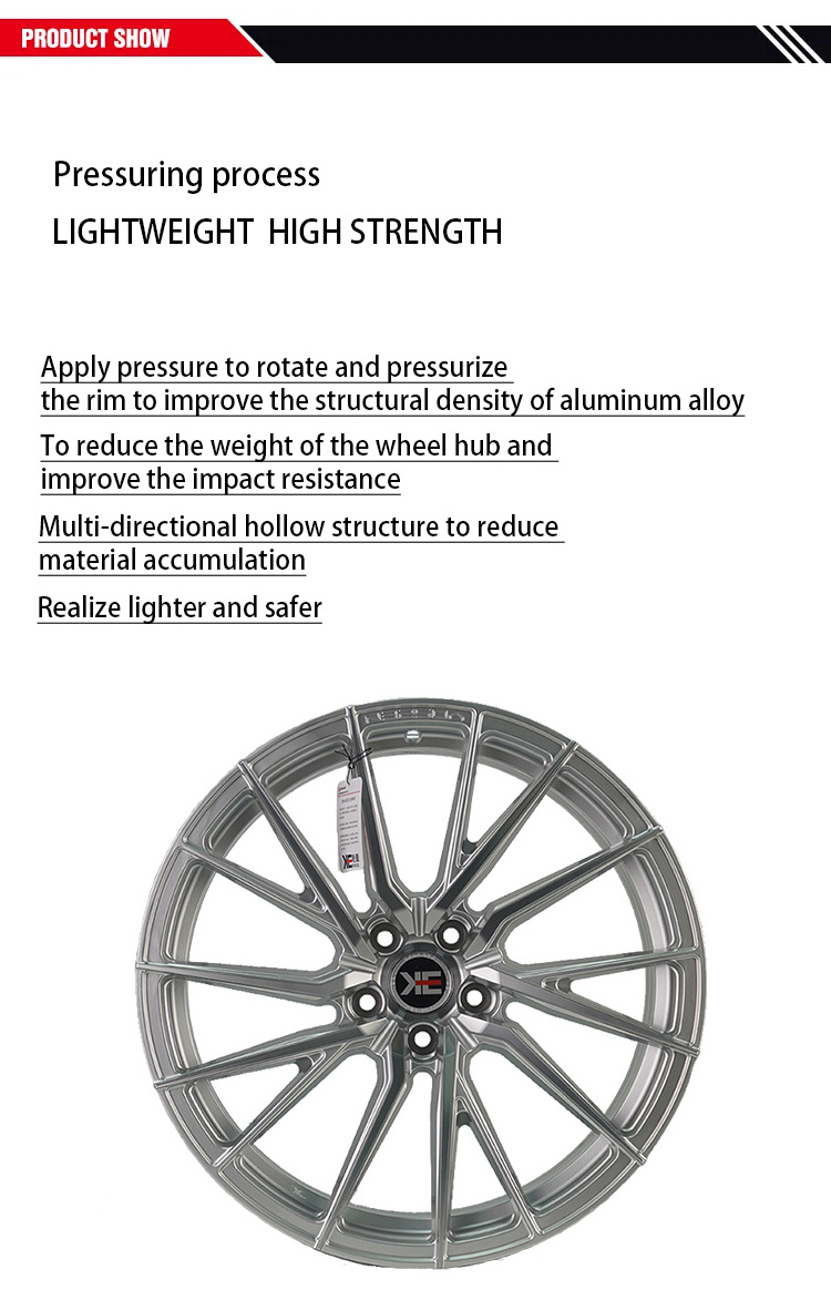 Suitable for Mercedes-Benz, BMW and Audi models 17 18 19-inch alloy wheels 5X112 5X120 car wheel rims