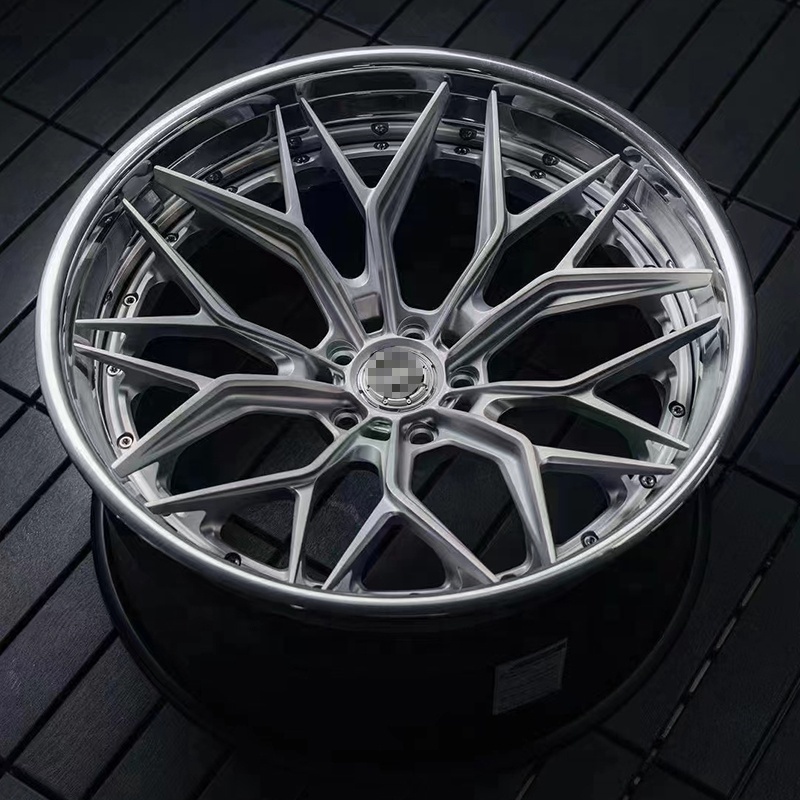 5X120 5X112 alloy forged wheels silver multi-spoke 18-24 inch alloy wheels are suitable for Mercedes-Benz, BMW and Audi models