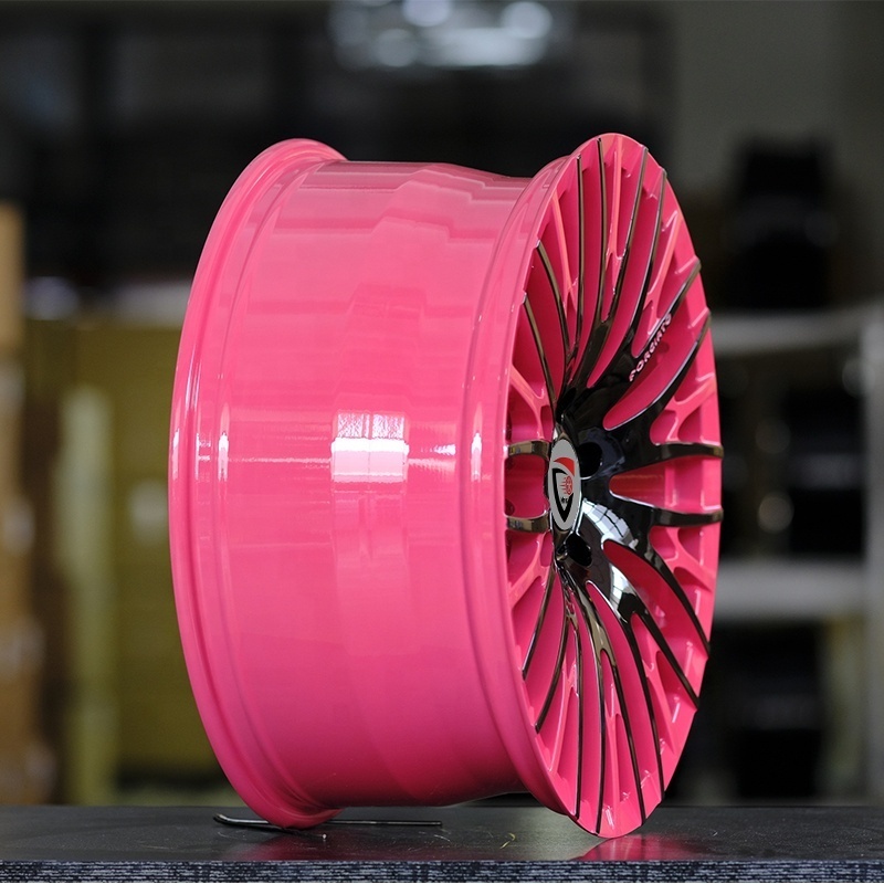 Ladies exclusive custom pink wheels for Mercedes-Benz, BMW and Audi series models 18-24 inch forged wheels