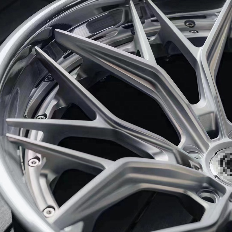 5X120 5X112 alloy forged wheels silver multi-spoke 18-24 inch alloy wheels are suitable for Mercedes-Benz, BMW and Audi models