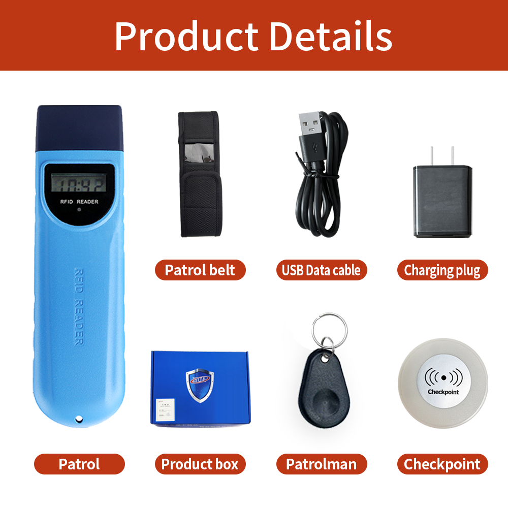 Watchman's clock guard patrol system security guard checkpoint system