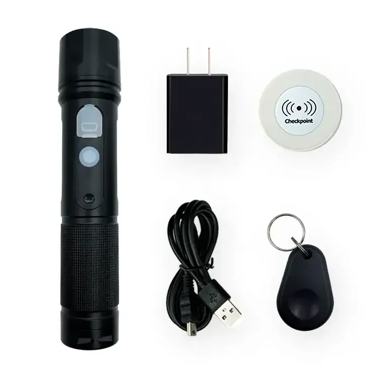 Sturdy Anti Shock and Durable Flashlight Electronic RFID Tag Security Patrol Guard Tour System