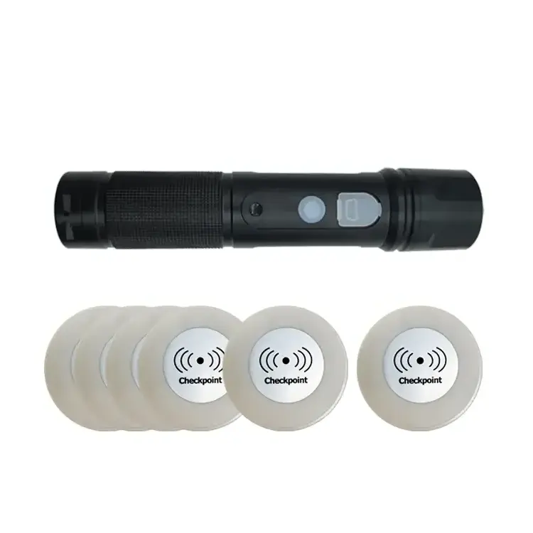 Anti Impact Waterproof Flashlight Patrol Stick RFID Security Guard Patrol Clocking System