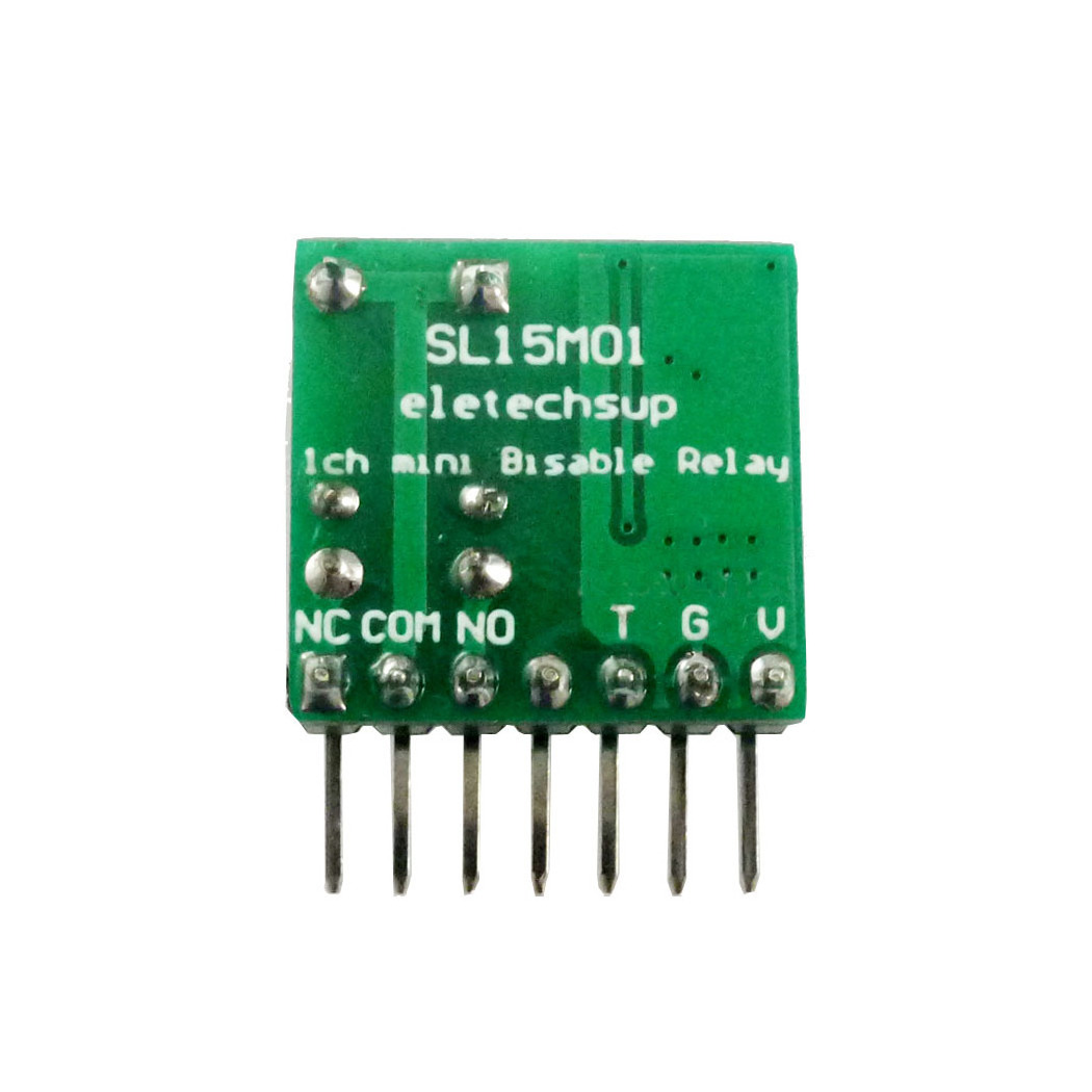 2A mini 1-channel 12V self-locking relay module bistable switch board