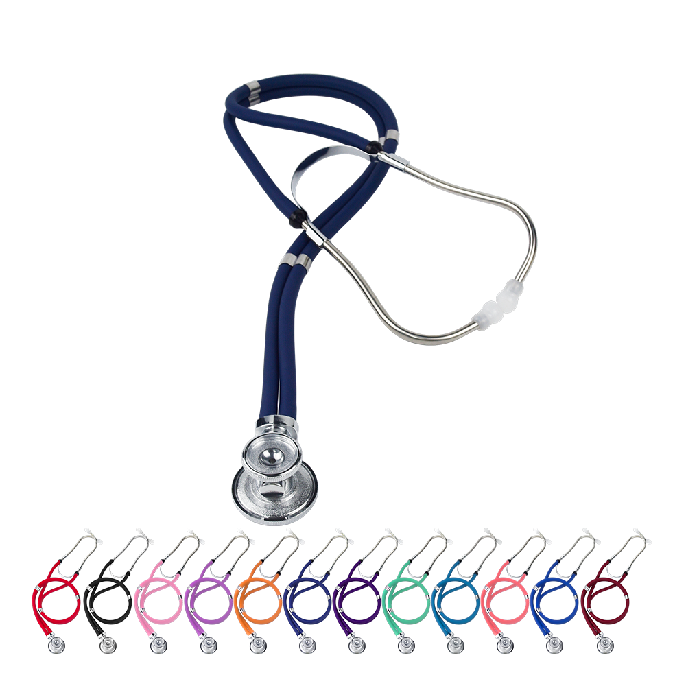 Huaan Med Factory Prices Clinical Double Tube Medical Pediatric Dual Head Sprague Rappaport Stethoscope