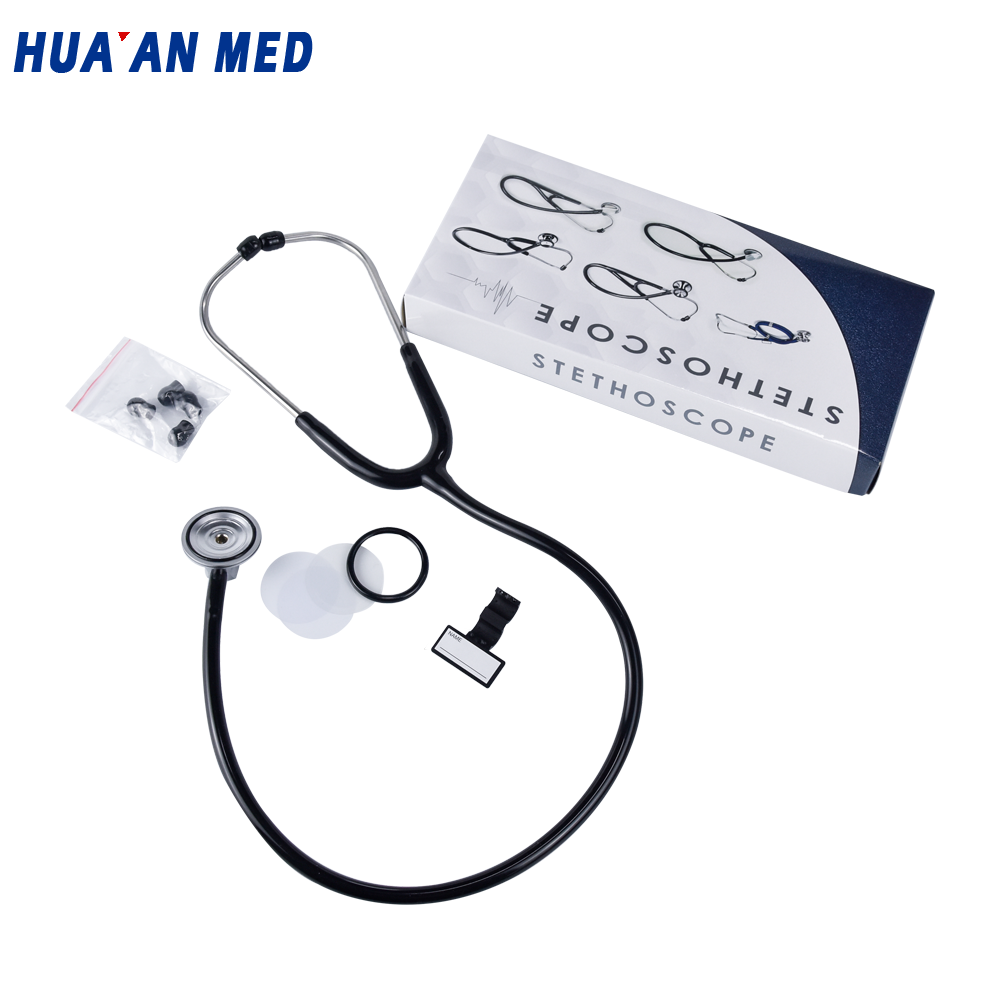 Hua an Med Precordial Medical Heartbeat Necklace Single Head Stethoscope