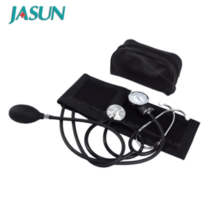 JASUN COTTON Adult Cuff 110g Manometer 20-300mg Stethoscope Manual Pediatric Dial Aneroid Sphygmomanometer With Stethoscope