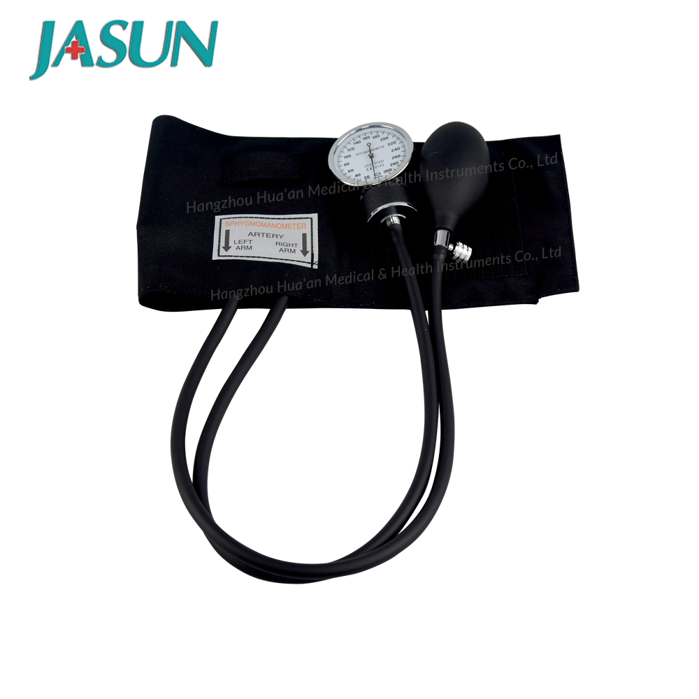 JASUN COTTON Adult Cuff 110g Manometer 20-300mg Stethoscope Manual Pediatric Dial Aneroid Sphygmomanometer With Stethoscope