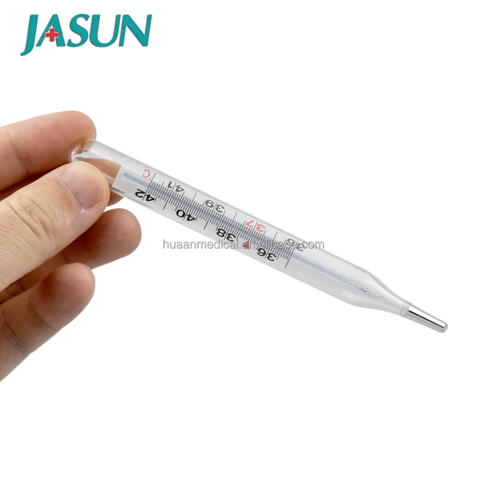 JASUN Ready To Ship Oral Rectal Armpit Medical Clinical Glass Gallium Non Mercury Free Digital Thermometer