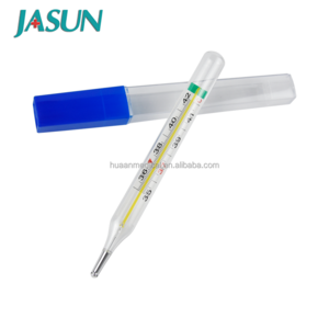 Ready Stock Wholesale Price Easy Shake-Down Non-toxic Glass Oral Armpit Clinical Medical Galinstan Gallium Thermometer