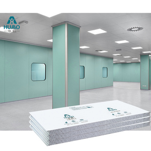 CE standard Sound insulation cleanroom sandwich panel 5cm EPS calcium silicate roof wall panel