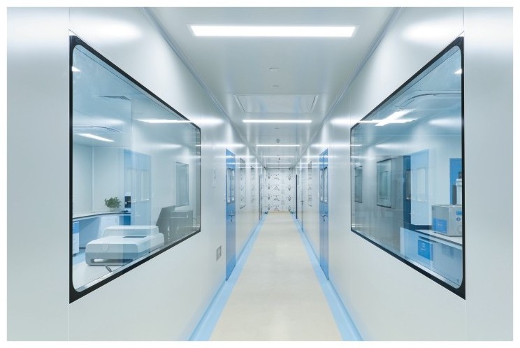 modular cleanroom window Tempered glass Aluminum Alloy Windows