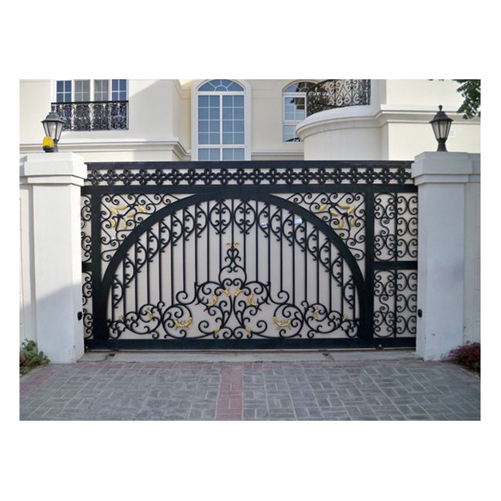 Good quality colors house gate designs and Wrought iron side gates