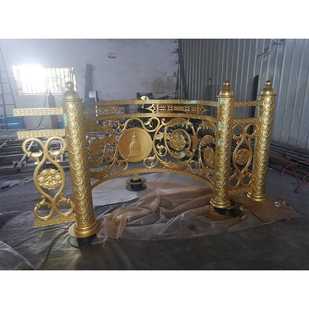 Nice Design cast aluminum copper Balcony balustrade stairs railings