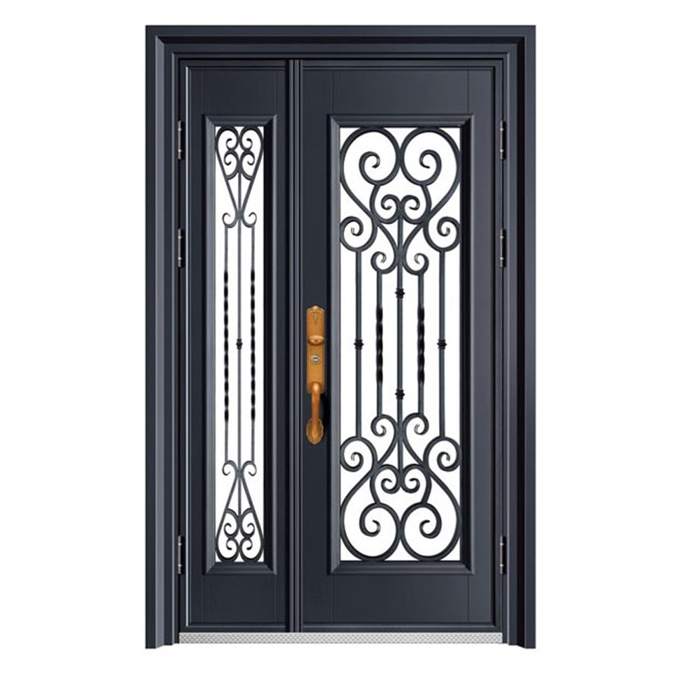 Wonderful Simple Metal Main Door Of Metal Designs For Homes Windows Main Double Door Wooden Exterior Iron French Door