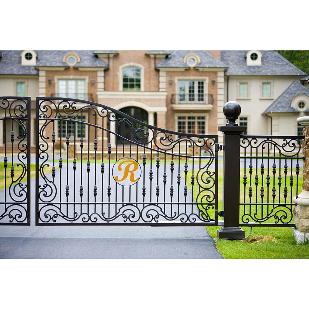 Aluminium Folding Expandable Safety Collapsible Retractable Fence Barrier Boundary Wall Gate Design Heavy Duty Security Gate