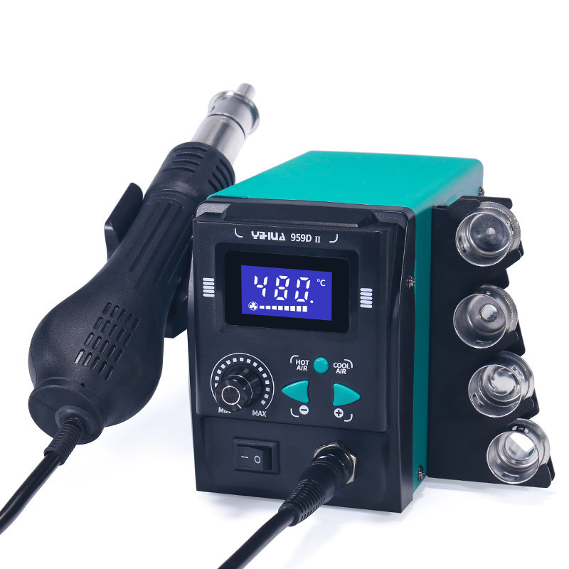 8786 Soldering Station Hot Air Gun 2-in-1 Constant Temperature Desoldering Station Mobile Phone Repair Soldering Station