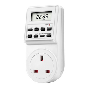 British small screen timer UK switch socket wholesale electronic timer socket