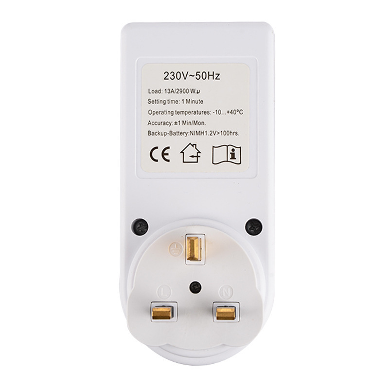 British small screen timer UK switch socket wholesale electronic timer socket