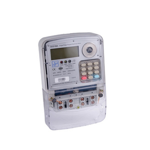 sabs approved DDSY866 single phase keypad integrated STS prepaid electric power meter