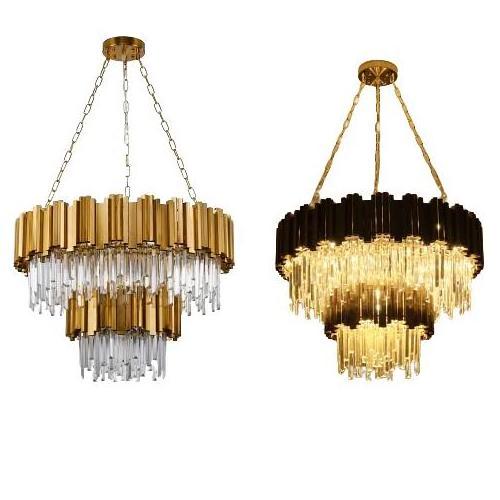 Metal Luxury Pendant Lights Living Room Dining Room Farmhouse Chain Pendant Lights