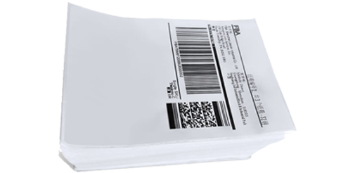 Thermal transfer printing labels on self-adhesive 4x6 direct thermal sticker paper Unused Shipping Label