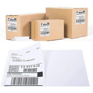 Thermal transfer printing labels on self-adhesive 4x6 direct thermal sticker paper Unused Shipping Label