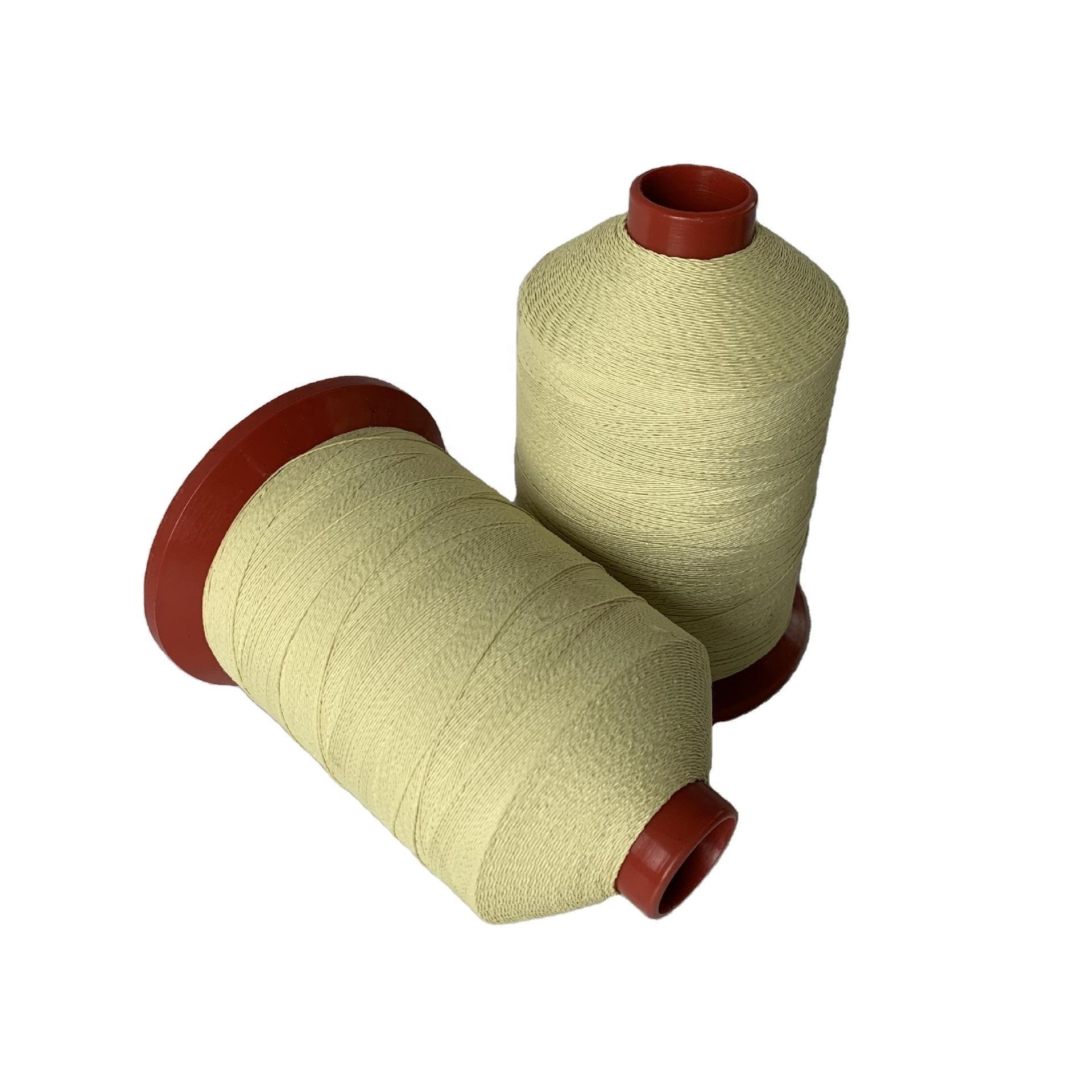 Aramid coated steel wire flame retardant sewing thread high temperature resistant fire insulation protective cover sewing thread