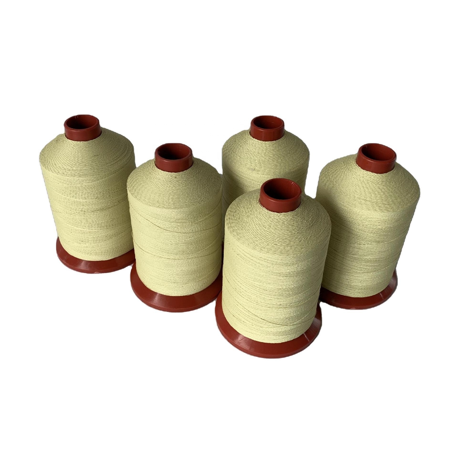 Aramid coated steel wire flame retardant sewing thread high temperature resistant fire insulation protective cover sewing thread