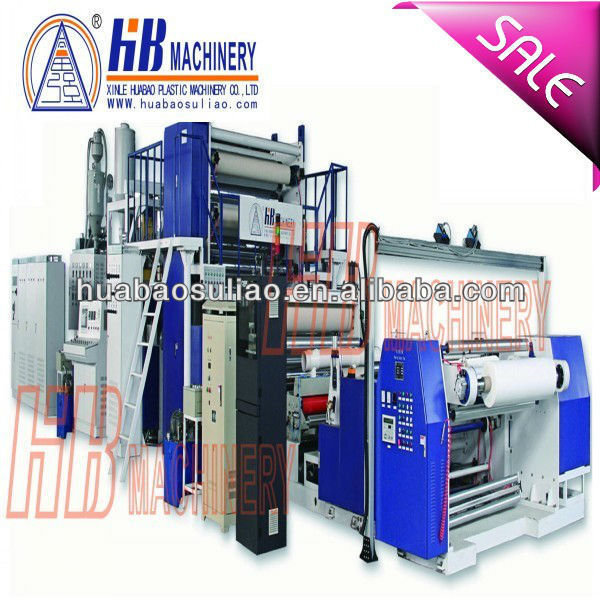 HB Machinery PE breathable extrusion film line for protective suits film for baby diaper backsheet hygienic field