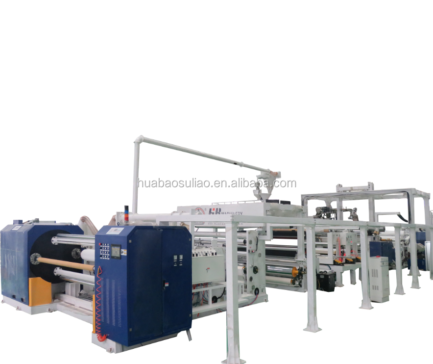 HB Machinery PE breathable extrusion film line for protective suits film for baby diaper backsheet hygienic field