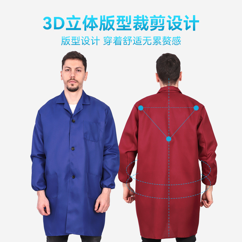 Workwear for Adults, Thickened Labour Dust-proof Uniforms Coveralls, Reflective Outerwear for Men Women Customize Logo Slogan