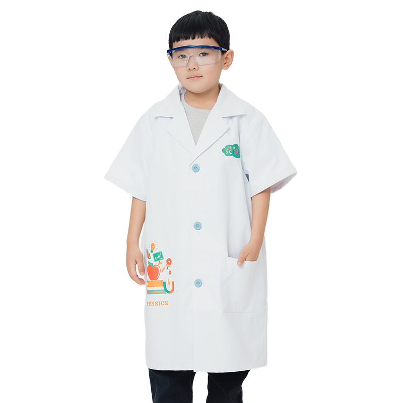 Lab Surgeon Roleplay Costumes for Kids Career Day Doctor and Nurse Cosplay Outfits Hospital Uniforms for Children