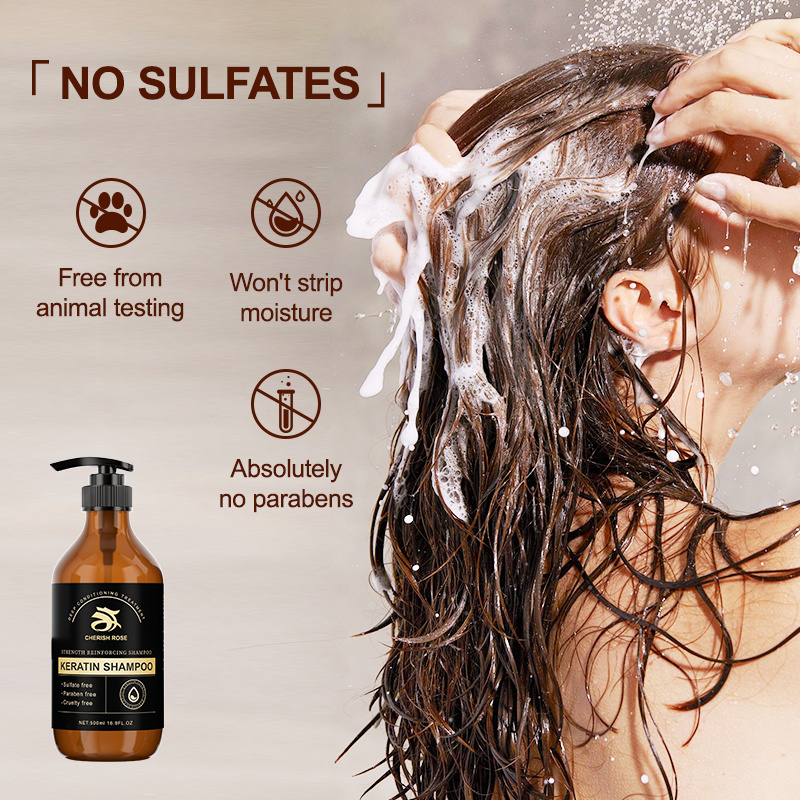 HuaXia Factory Supply Low Cost Sulfate Free Liquid Shampoo Natural Keratin Hair Shampoo