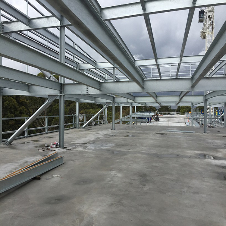 Customized Steel Frame Construction Multi-Storey Car Parking Steel Structure