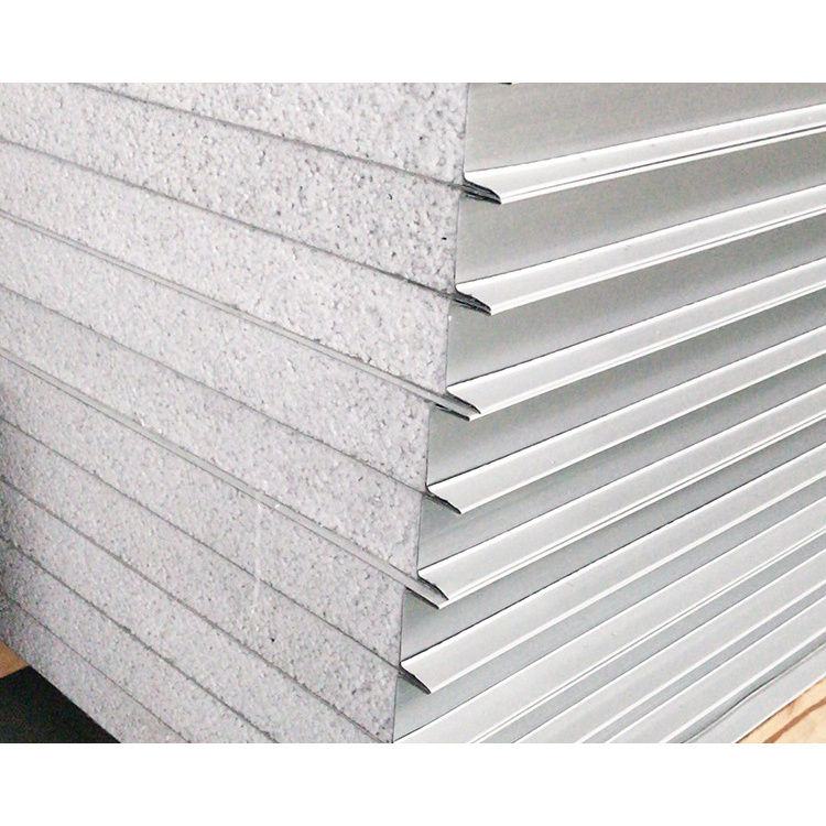 Factory price eps foam steel roof and wall sandwich panels for prefab houses