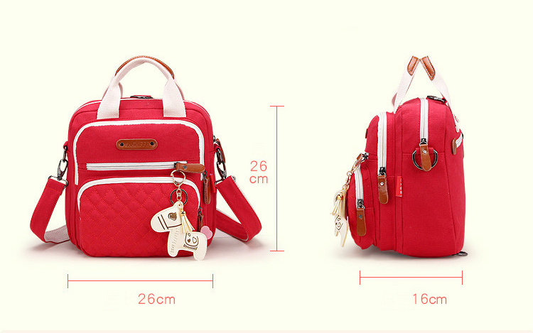 2022 Fashion Stylish Bohemian Large Capacity Cute Canvas Mommy Mummy Tote Bag Shoulder Bag Backpack