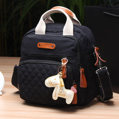 2022 Fashion Stylish Bohemian Large Capacity Cute Canvas Mommy Mummy Tote Bag Shoulder Bag Backpack