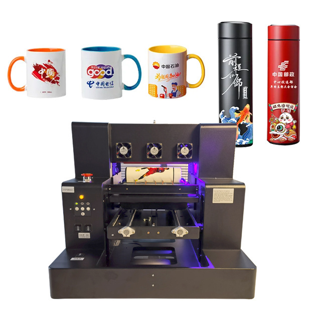 XP600  Inkjet Printers UV Printer For Phone Case Pen Plastic Wood Glass Mug Rainbow Varnish XP600 uv flatbed printer for Sticker