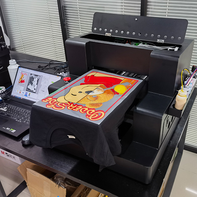 Hot sales fabric t shirt printing machine  XP600 Printer head A3 DTG Printer