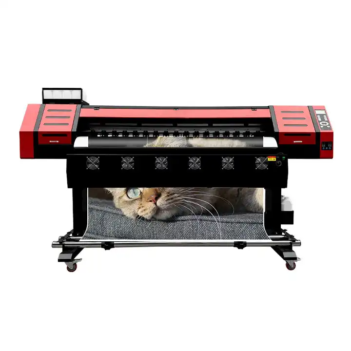 eco solvent printer 1.6m 1.8m flex banner sticker digital eco solvent printing machine i3200 XP600 eco solvent printer