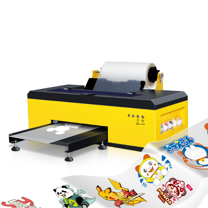 NEW R1390 L1800 Printer 1 White 6 Colors Ink A3 PET Film DTF Printer T-shirt Printing Machines Offset DTF Ink Printers