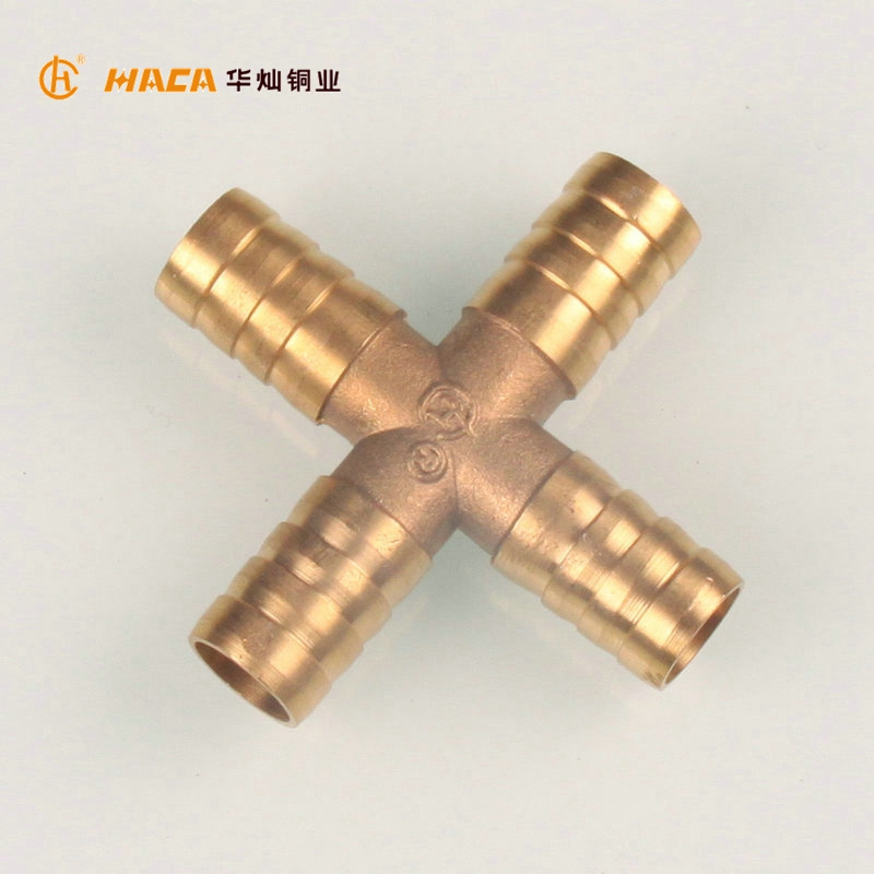 4 way brass cross fitting/ pex pipe fitting for pvc pipe