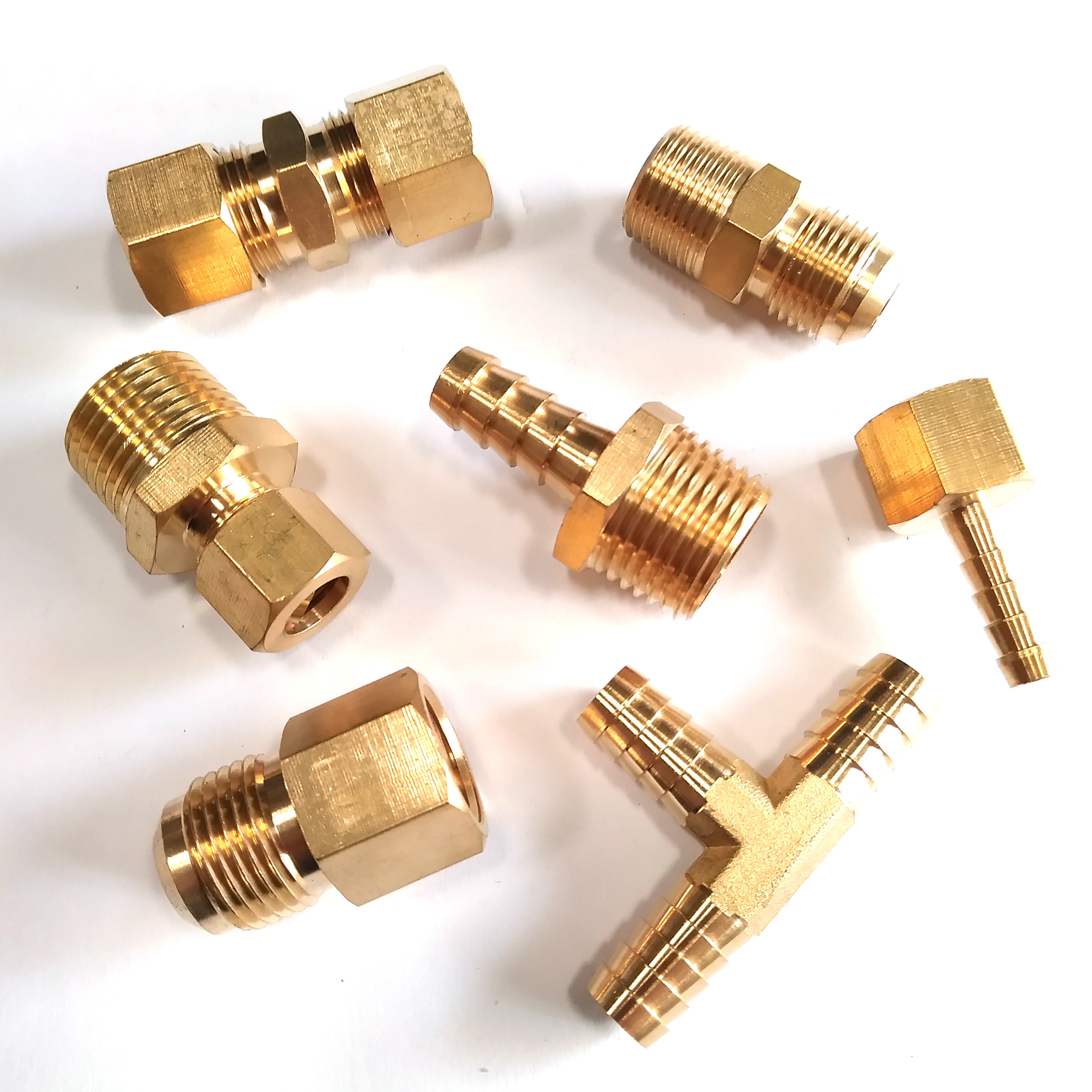 Factory Supply OEM/ODM All Size Male Female Reducing Hose Pipe Fittings Brass Connectors for water gas