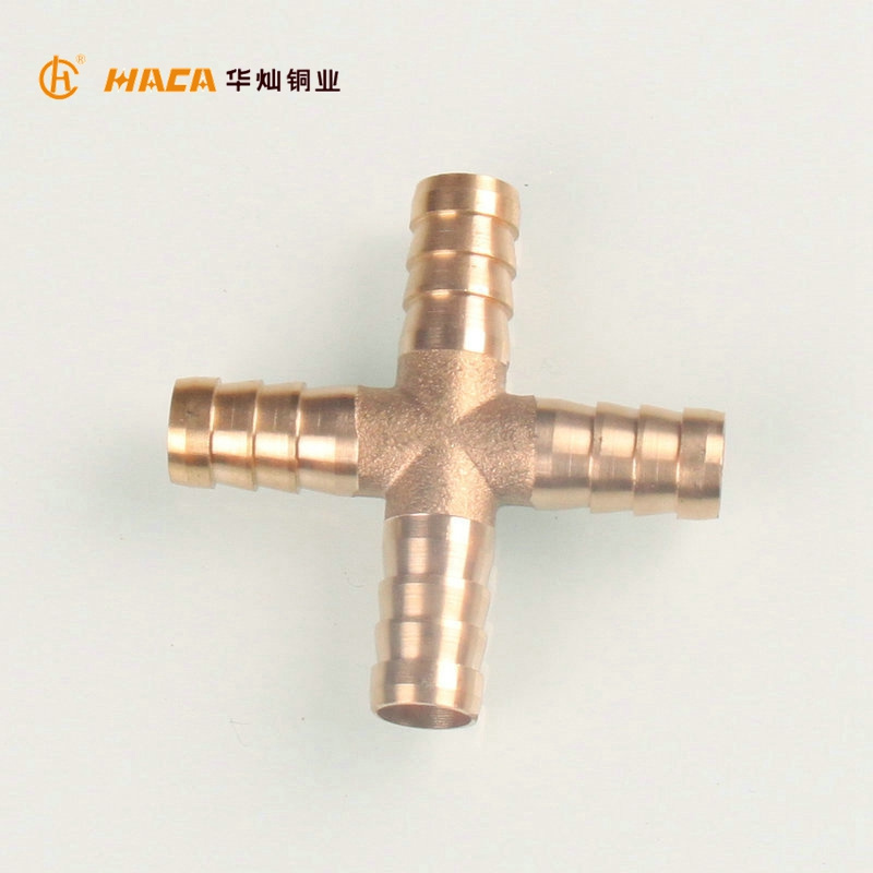 4 way brass cross fitting/ pex pipe fitting for pvc pipe