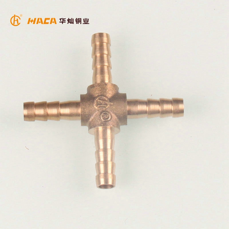 4 way brass cross fitting/ pex pipe fitting for pvc pipe